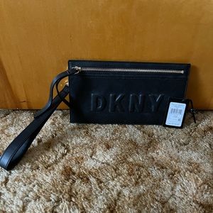 DKNY Tilly Large Leather Wristlet